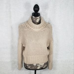 Free People cable knot sweater